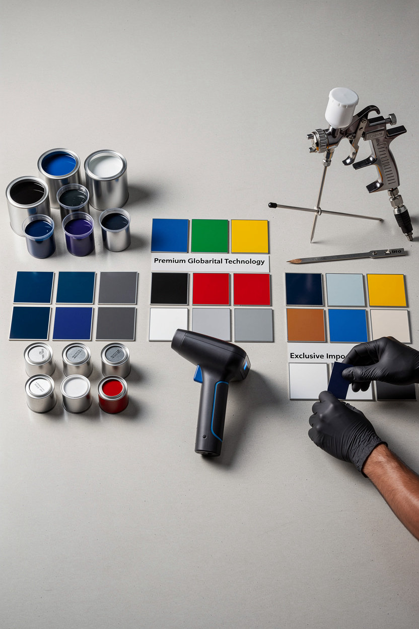 Lusid Technologies professional automotive paint products portfolio - premium refinish and industrial coatings